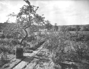 Garten der Familie Robert und Hertha Solmit in der Masch, um 1935